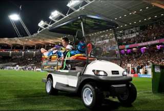 Jugador de rugby sufri&oacute; una fuerte lesi&oacute;n en el Mundial