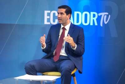 Roberto Luque, ministro de Transporte, habl&oacute; sobre los proyectos de infraestructura vial, este 19 de diciembre de 2023.