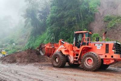 Tramo Al&oacute;ag-Uni&oacute;n del Toachi fue cerrado nuevamente por las constantes lluvias