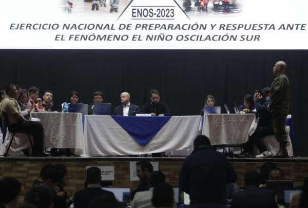 Autoridades supervisan el desarrollo del ejercicio nacional de preparaci&oacute;n y respuesta ante el fen&oacute;meno &lsquo;El Ni&ntilde;o&rsquo;