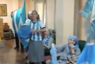 Monjas suman su apoyo para Argentina en el Mundial