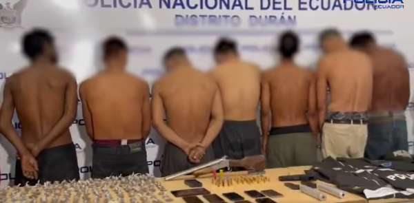 10 detenidos en el operativo Tormenta 15 en Dur&aacute;n