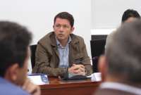 Francisco Jiménez presidió la reunión con autoridades de la Amazonía.
