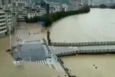 Graves inundaciones se registran en Guangdong, una de las provincias del pa&iacute;s asi&aacute;tico.