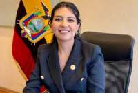 Sariha Moya fue designada una vez más como Vicepresidenta de la República ante la ausencia temporal de Verónica Abad.