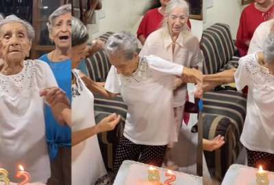 A sus 104 a&ntilde;os, Reca celebra los 82 de su hija. 