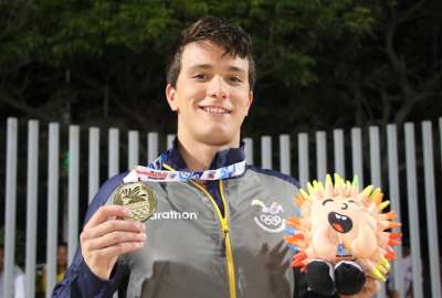 Tom&aacute;s Peribonio, establece nuevo r&eacute;cord nacional en el Campeonato Mundial de Nataci&oacute;n