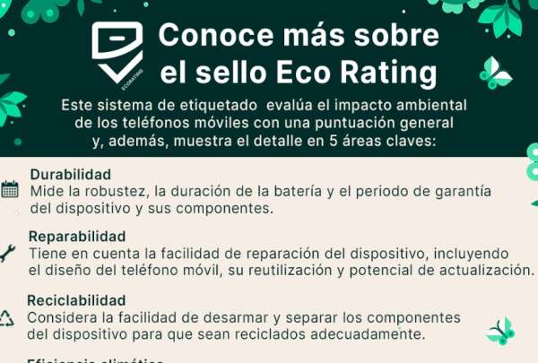 Movistar presenta el nuevo sello &ldquo;Eco Rating&rdquo; para identificar tel&eacute;fonos m&oacute;viles m&aacute;s sostenibles
