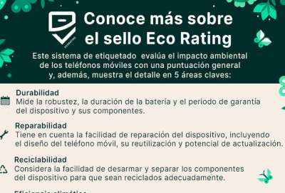 Movistar presenta el nuevo sello &ldquo;Eco Rating&rdquo; para identificar tel&eacute;fonos m&oacute;viles m&aacute;s sostenibles