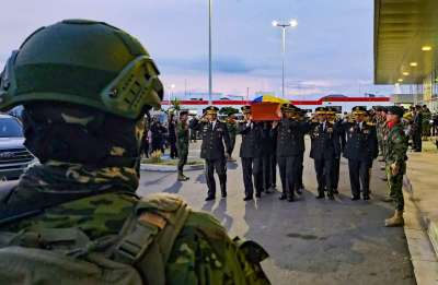Los restos de Daniel Valencia Arcos llegaron a la capital la tarde de este s&aacute;bado, 23 de marzo de 2024. 