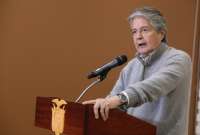 Guillermo Lasso destacó las cifras de crecimiento de empleo y reducción de desigualdad en Ecuador.