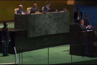 Gustavo Petro fue ignorado por algunos asistentes, en la Asamblea General de la ONU