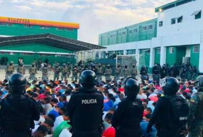 Polic&iacute;a y Fuerzas Armadas retomaron el control de las c&aacute;rceles en Ecuador. 