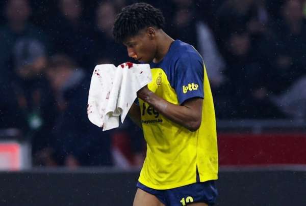 El delantero Kevin Rodr&iacute;guez tendr&aacute; que pasar por el quir&oacute;fano, tras una agresi&oacute;n en la Europa League.