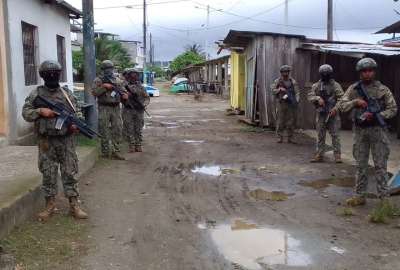 En San Lorenzo (Esmeraldas) se realizaron controles de armas, municiones y explosivos. 