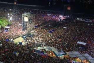 Alrededor de 2 millones de personas asisten al concierto de Madonna, en R&iacute;o de Janeiro