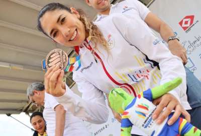 Michela Molina sum&oacute; una medalla de bronce para la el equipo tricolor en ciclismo de monta&ntilde;a.