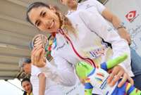 Michela Molina sum&oacute; una medalla de bronce para la el equipo tricolor en ciclismo de monta&ntilde;a.