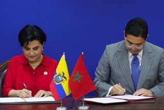 Ecuador y Marruecos firman acuerdos para fortalecer relaciones diplom&aacute;ticas y facilitar el ingreso de ecuatorianos