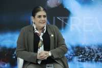 La ministra de Gobierno, Mónica Palencia, habló de las acciones en seguridad este 27 de diciembre del 2023.