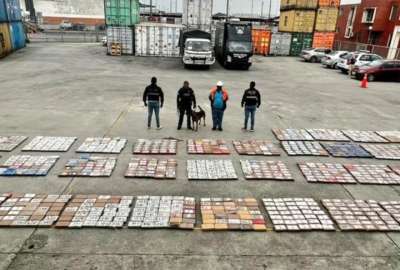 Polic&iacute;a incaut&oacute; una tonelada y media de coca&iacute;na