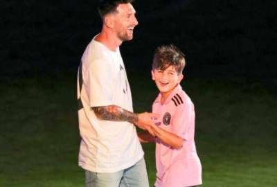 Messi tom&oacute; una decisi&oacute;n sobre el futuro de su hijo mayor, Thiago