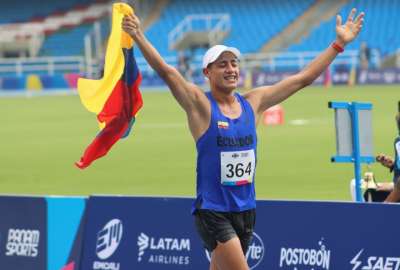 David Hurtado compite en los Juegos Ol&iacute;mpicos, tras ganar el oro en los Juegos Panamericanos 2023. 
