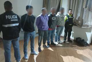 Cuatro detenidos en Rumi&ntilde;ahui por presunta extorsi&oacute;n