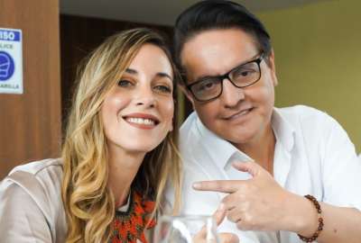 Andrea Gonz&aacute;lez es la compa&ntilde;era de binomio de Fernando Villavicencio para las elecciones 2023.
