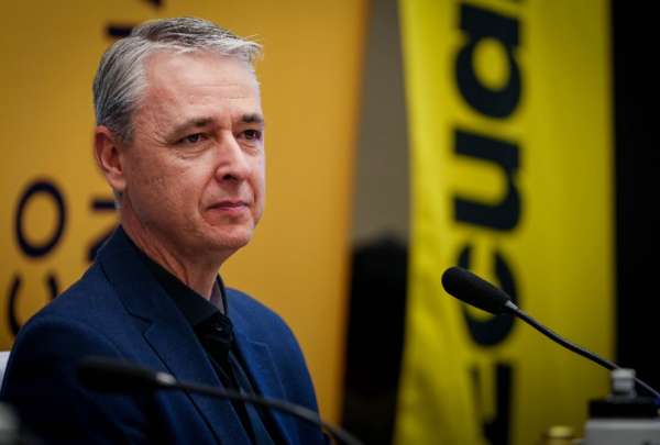 Este viernes, en rueda de prensa, Tiago Nunes fue presentado como director t&eacute;cnico de Liga de Quito. 