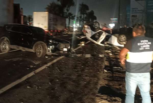 As&iacute; quedaron los autos tras el accidente de tr&aacute;nsito donde estuvo involucrado Jorge Fossati