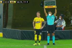 Dami&aacute;n D&iacute;az volvi&oacute; con un penal picado en la Copa Libertadores 2022