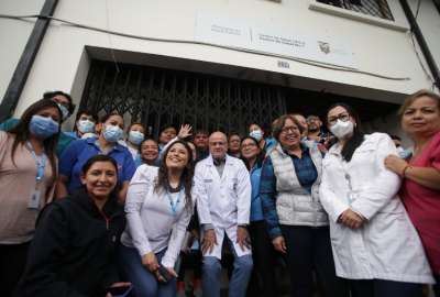 Vicepresidente Alfredo Borrero visit&oacute; unidades de salud de Imbabura y Pichincha