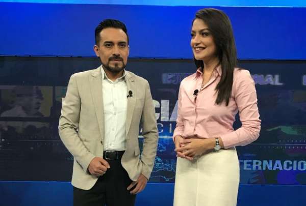 &Eacute;dison Saavedra y Sof&iacute;a Vintimilla ser&aacute;n los presentadores de Noticias 7 Internacional por EcuadorTV. 