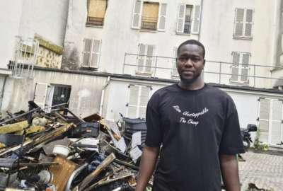 Fousseynou Ciss&eacute;, de 39 a&ntilde;os, salv&oacute; a seis personas de un incendio en Francia.