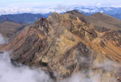 La actividad interna del volc&aacute;n Chiles-Cerro Negro es ascendente, seg&uacute;n autoridades ecuatorianas