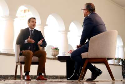 El presidente Daniel Noboa habl&oacute; de la relaci&oacute;n con Rusia y Venezuela. 
