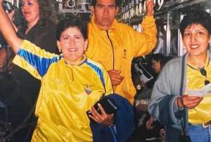 Una ecuatoriana tiene viajes de por vida a todos los mundiales de f&uacute;tbol