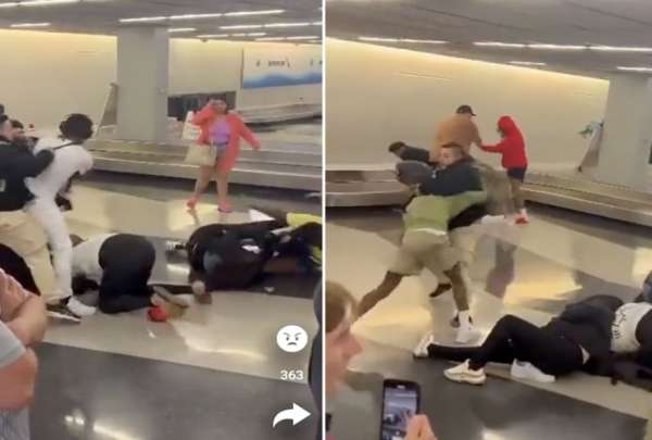 Pelea grupal termin&oacute; con dos arrestados en aeropuerto de Chicago