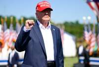 Donald Trump volvió a insultar a Joe Biden, en su camino presidencial hacia la Casa Blanca.