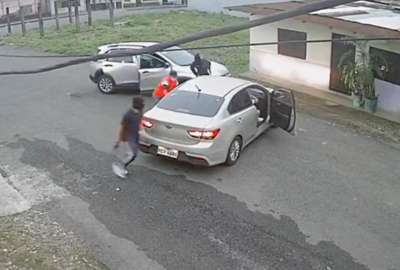 El hecho ocurri&oacute; a la salida de una vivienda en Los R&iacute;os.