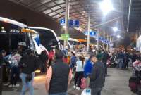 Desde Quito viajaron m&aacute;s de 96.000 personas durante el feriado de Navidad