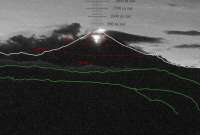 Reportan nivel alto de la actividad del volc&aacute;n Sangay