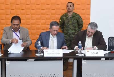 El acuerdo interinstitucional, suscrito junto a varias entidades del Estado, busca fortalecer la lucha contra el crimen organizado y proteger los recursos energ&eacute;ticos del pa&iacute;s.