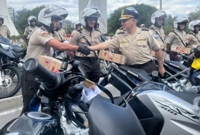 Municipio de Quito entreg&oacute; 128 motocicletas a la Polic&iacute;a Nacional
