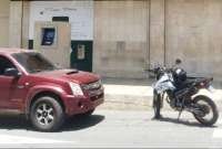 Un robo se registr&oacute; en una entidad bancaria, en Portovelo, El Oro