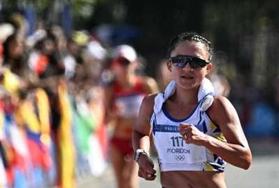 Ibarra recibe a su medallista ol&iacute;mpica, Glenda Morej&oacute;n