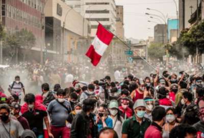 Contin&uacute;an las protestas en Per&uacute; para reclamar se convoque a elecciones