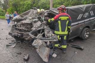Tres heridos en siniestro de tr&aacute;nsito en Cutuglagua