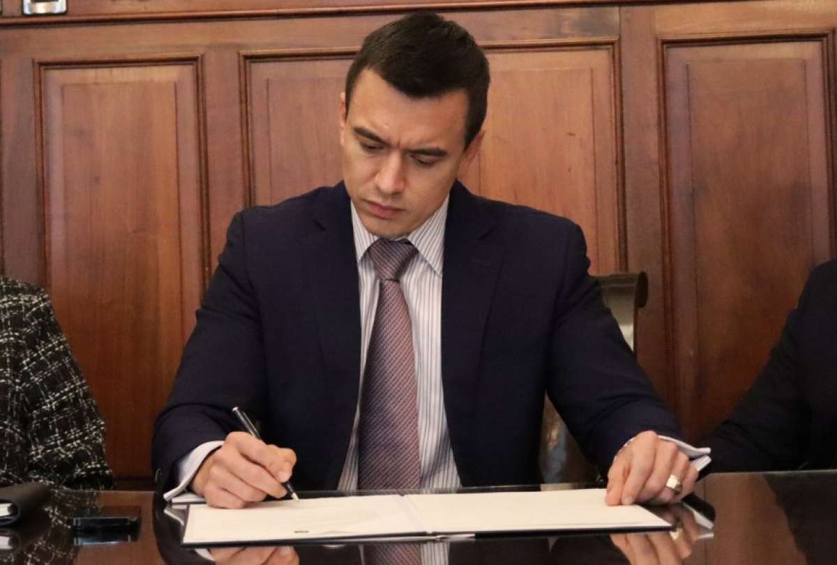 Daniel Noboa dispone la reestructuraci&oacute;n de la Vicepresidencia
